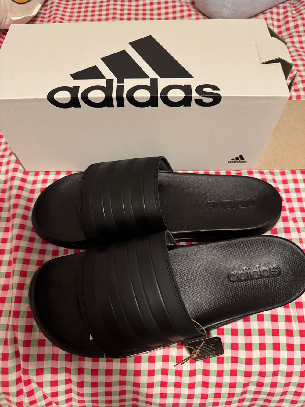 adidas Black Slide Sandals